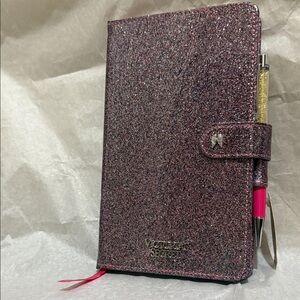 Victoria's Secret Shimmering Pink & Purple Journal Notebook with Pen